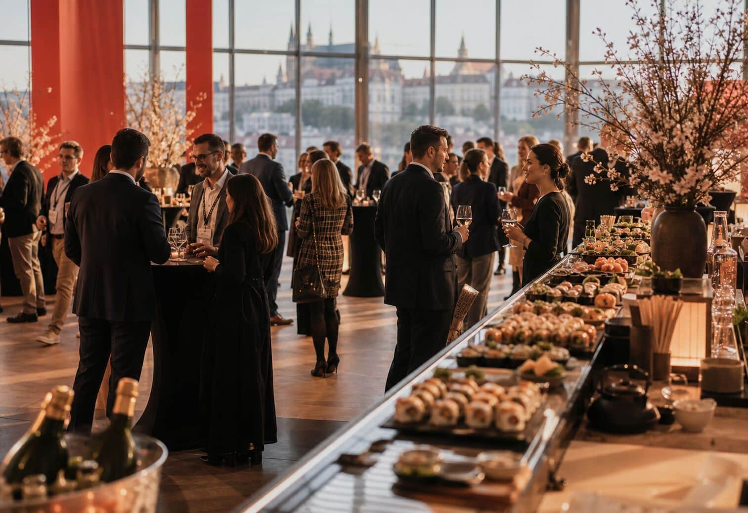 Partneři a hosté na festivalové recepci